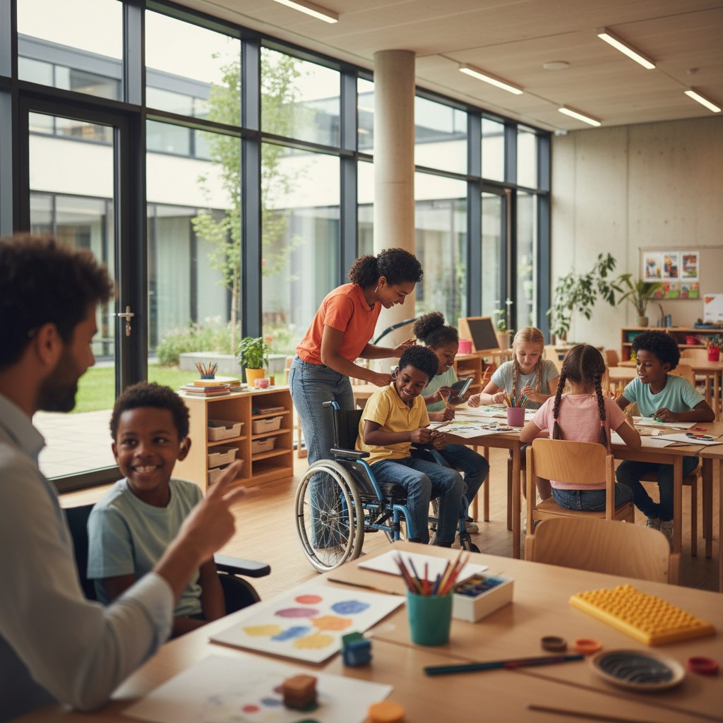Divulgazione cultura popolare The worker behind a pizza counter is inserting slices into a box. The counter worker is a wo...